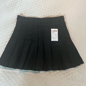 Black Tennis Skort